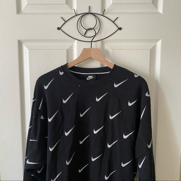 Nike Allover Silver Swoosh Sweatshirt - Picture 4 of 4
